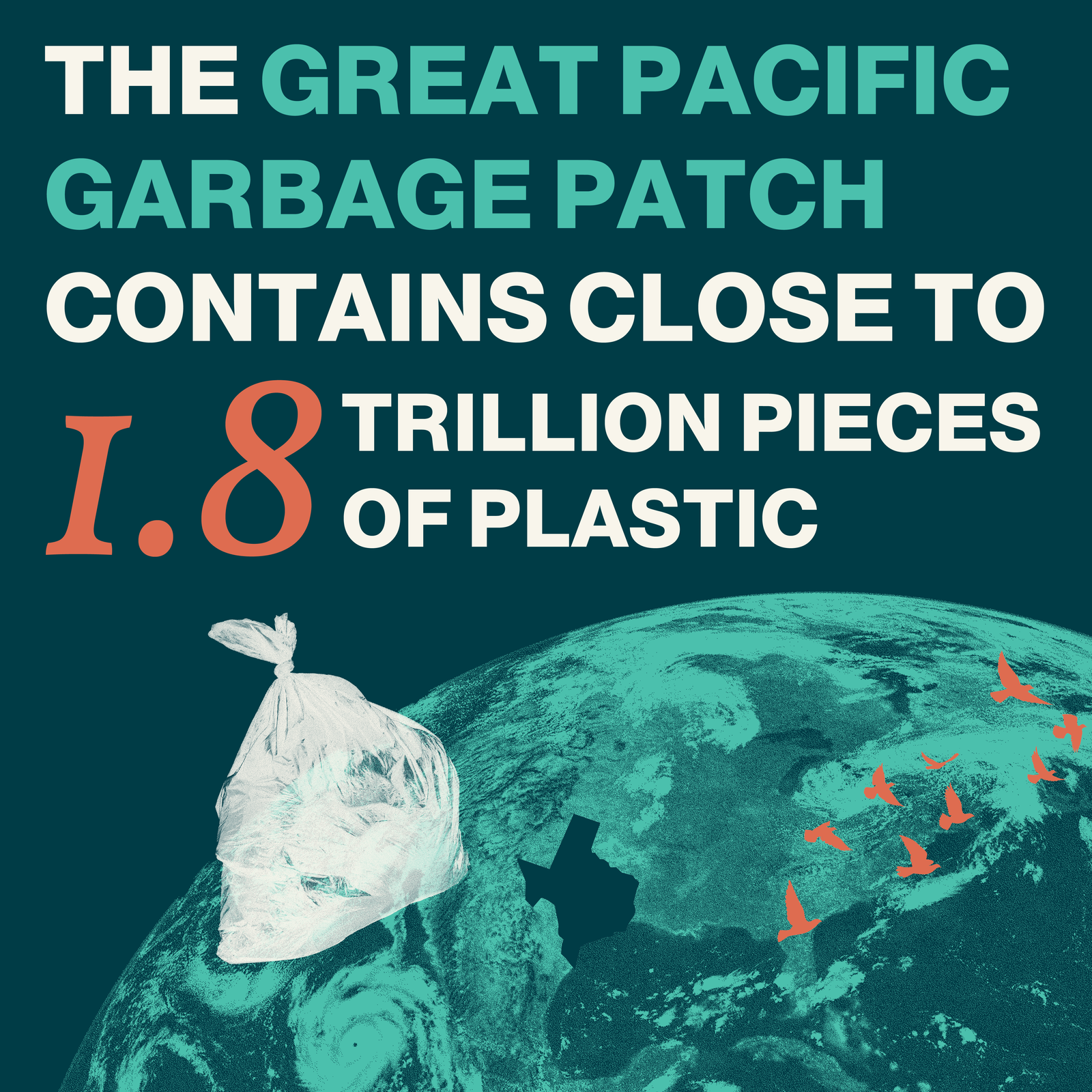 The folded up zine facing the front cover that says Zine of resisting deforestation