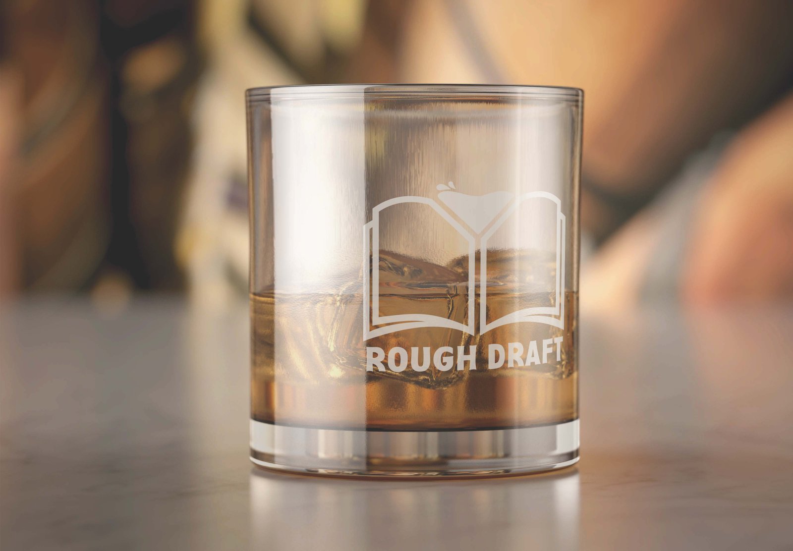 backwards view of a vinyl and its sleeve laying upright against a bright background